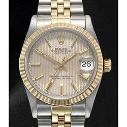 Orologio da donna Rolex Datejust Champagne con quadrante arazzo da 31mm