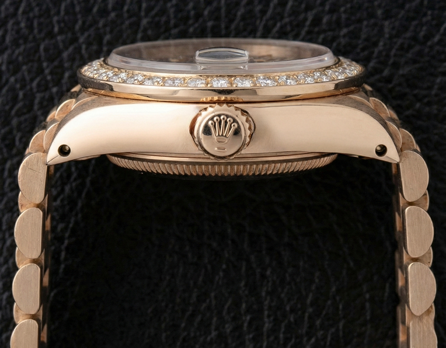 Orologio da donna Rolex Datejust Madreperla Quadrante con diamanti Oro giallo