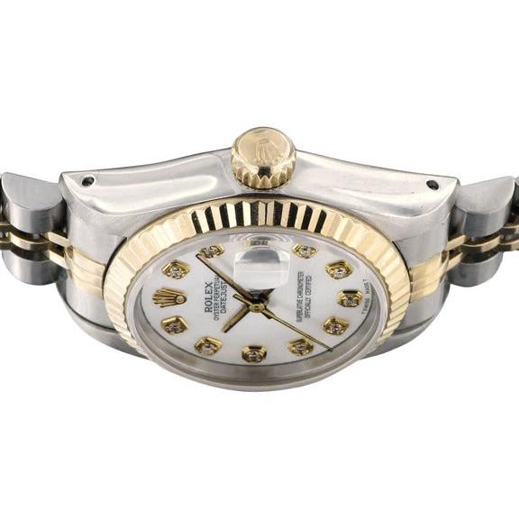Orologio da donna Rolex Datejust con lunetta