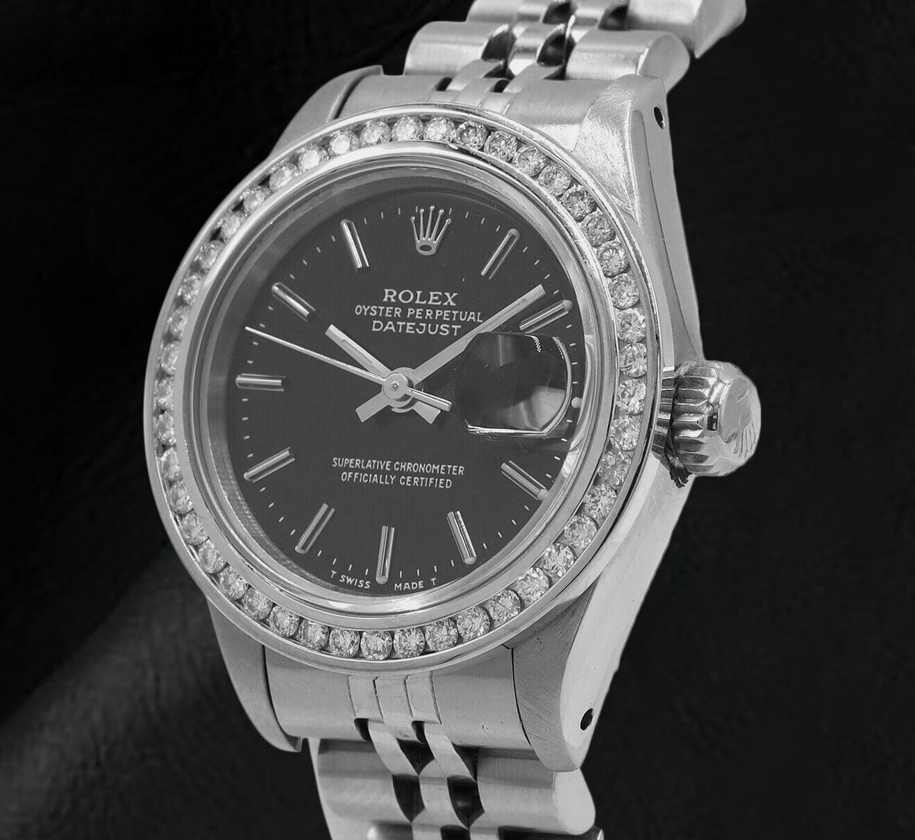 Orologio da donna Rolex Datejust con lunetta in diamanti Datejust