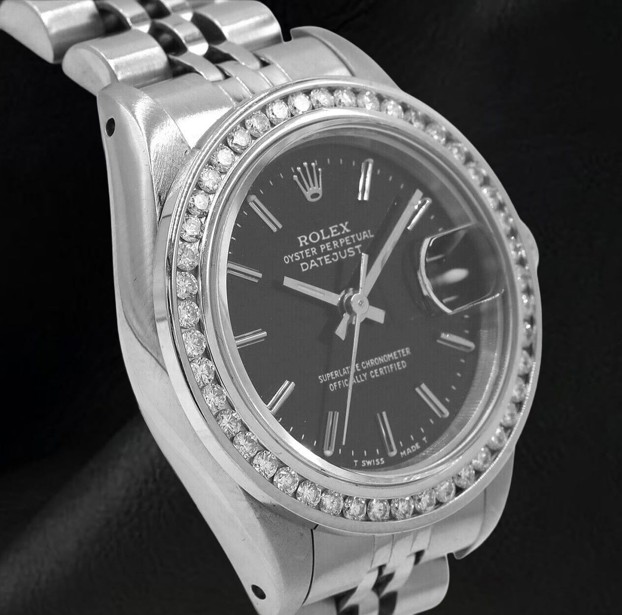 Orologio da donna Rolex Datejust con lunetta in diamanti Datejust