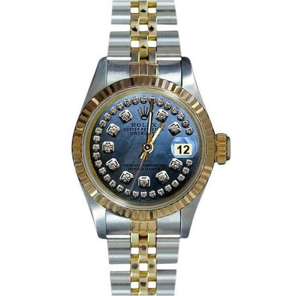 Orologio da donna Rolex Datejust con quadrante con diamanti