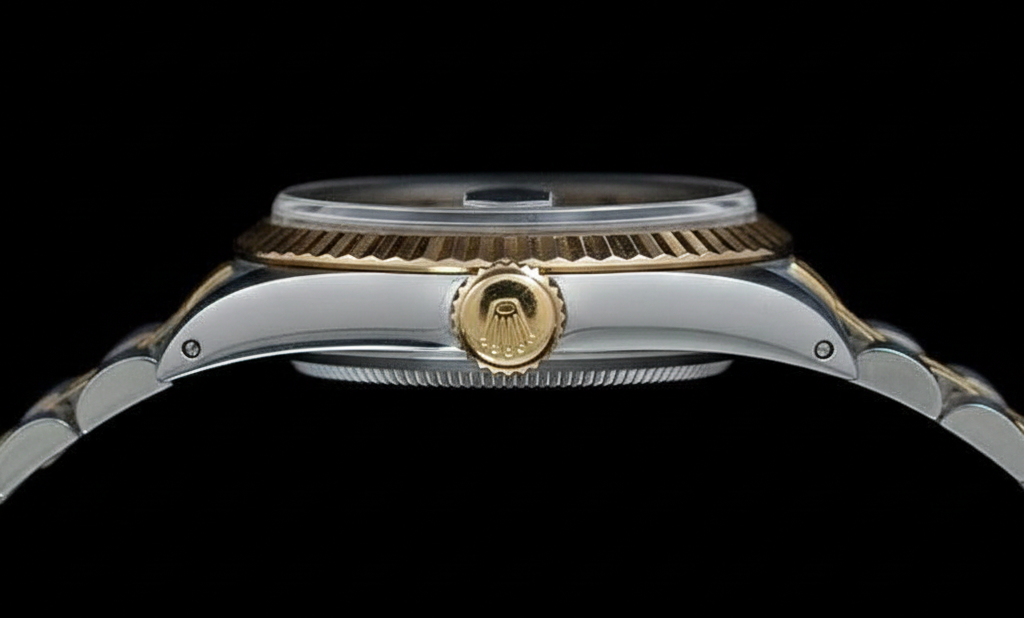 Orologio da donna Rolex Datejust con quadrante giubileo in acciaio inossidabile e oro giallo