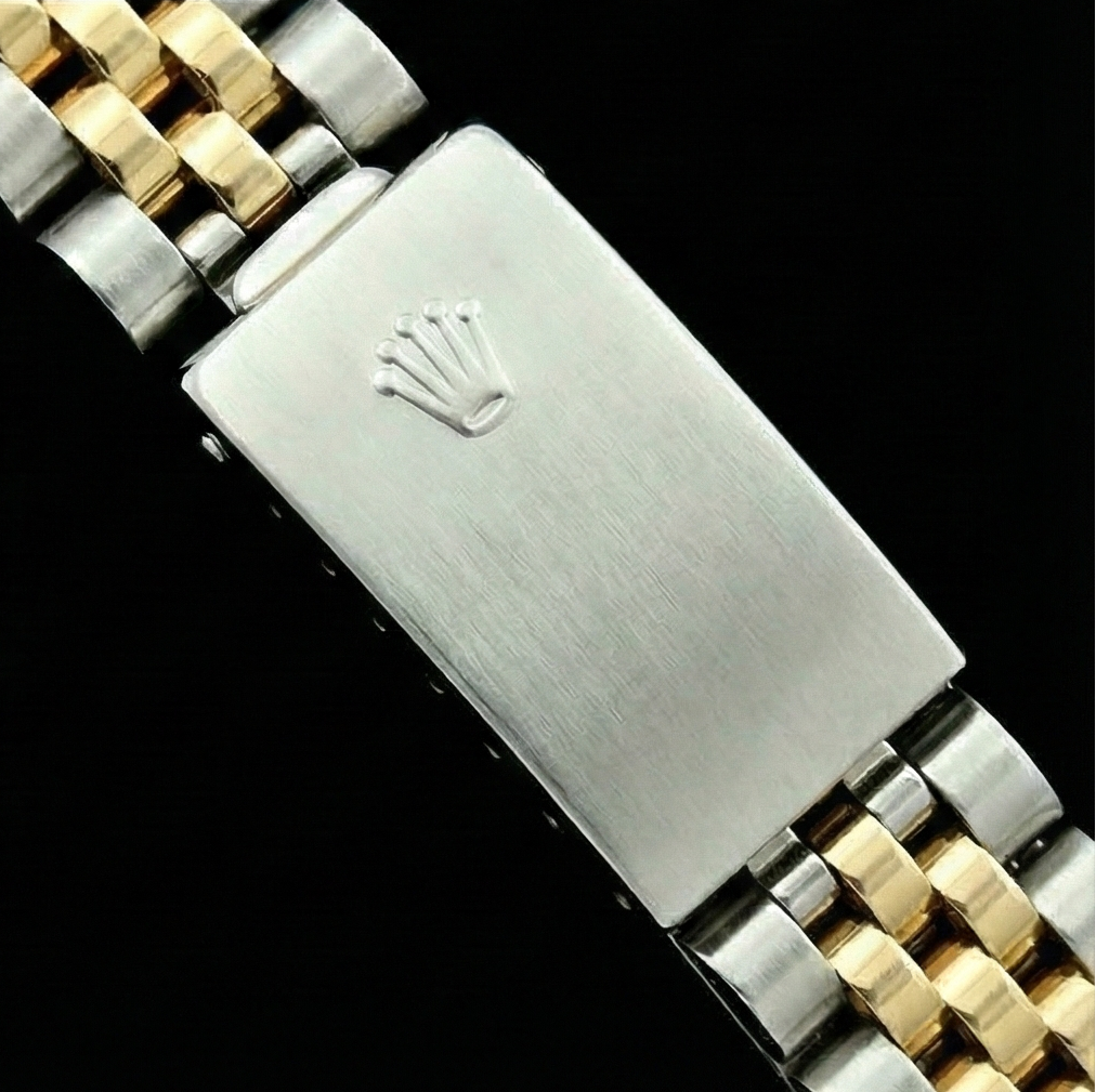 Orologio da donna Rolex Datejust con quadrante giubileo in acciaio inossidabile e oro giallo