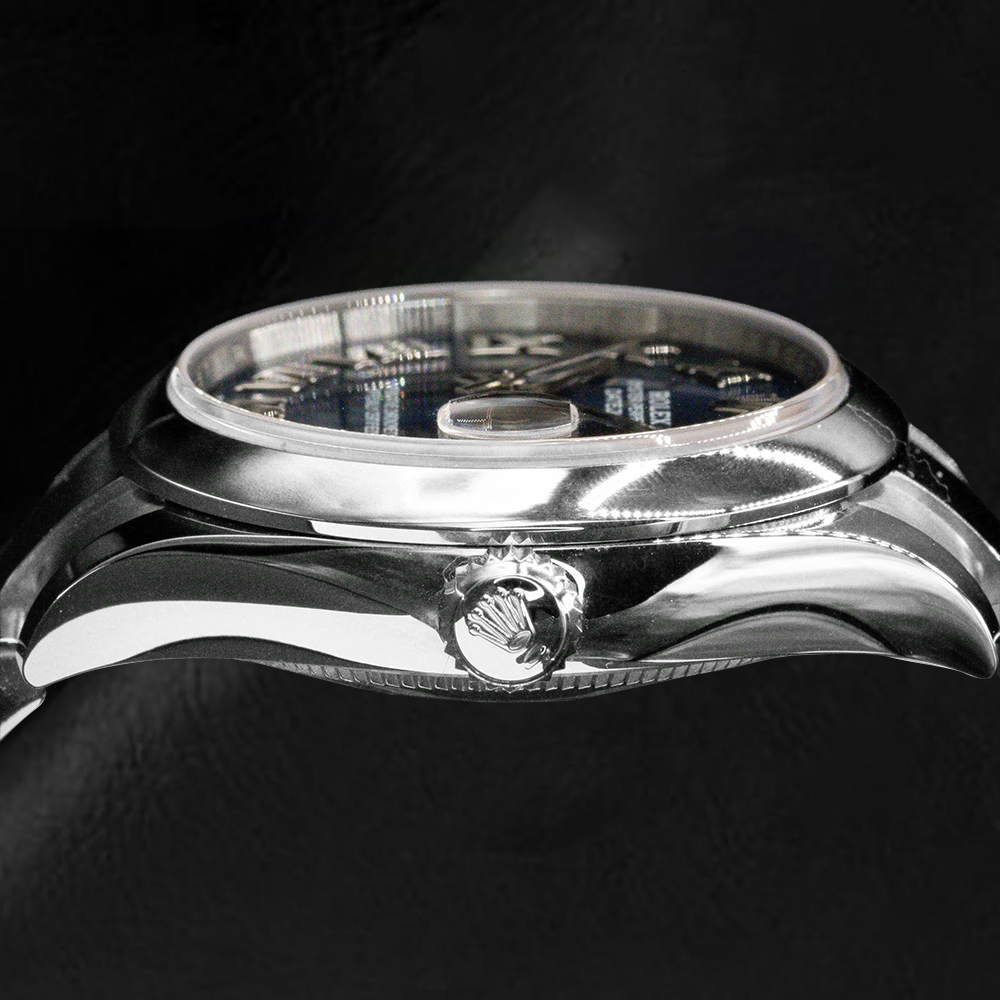 Orologio da donna Rolex Datejust da 31 mm con quadrante blu romano in acciaio inossidabile