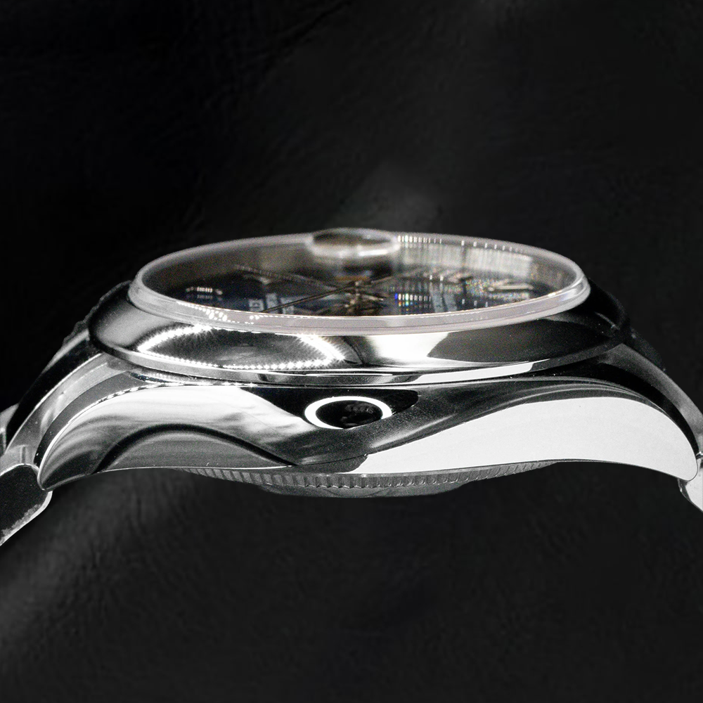 Orologio da donna Rolex Datejust da 31 mm con quadrante blu romano in acciaio inossidabile