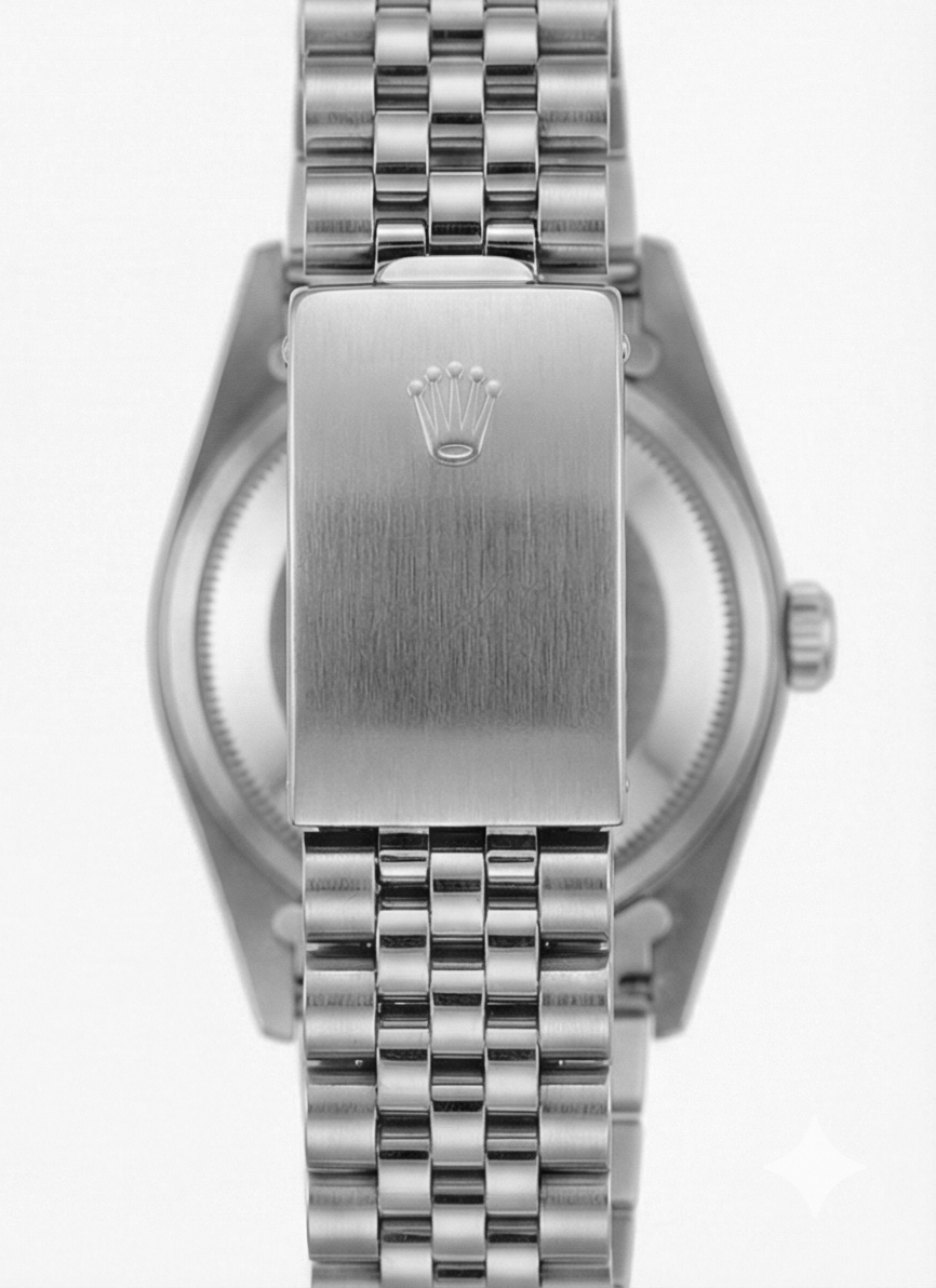 Orologio da donna Rolex Datejust in acciaio inossidabile con quadrante arabo champagne