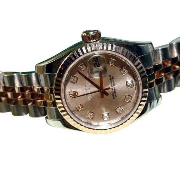 Orologio da donna Rolex Datejust quadrante champagne
