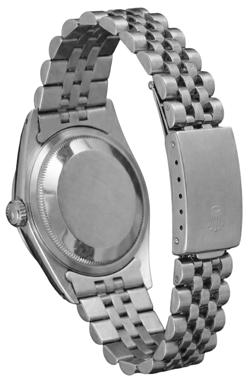 Orologio da donna Rolex Datejust quadrante nero lunetta bracciale giubileo in acciaio inossidabile