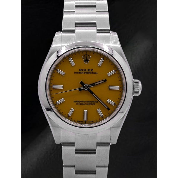 Orologio da donna Rolex ostrica perpetua 31mm in acciaio inossidabile