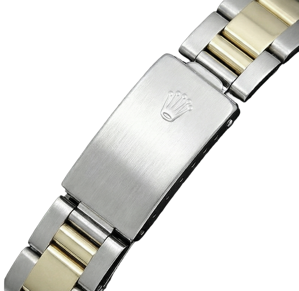 Orologio da donna bicolore con lunetta di diamanti Rolex Datejust