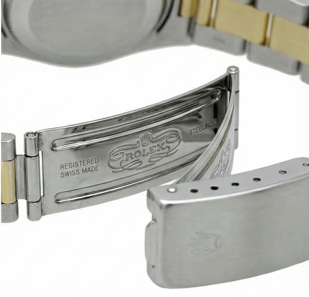 Orologio da donna bicolore con lunetta di diamanti Rolex Datejust