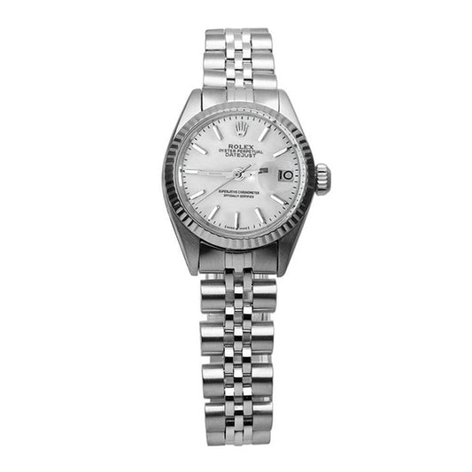 Orologio da donna con bracciale giubileo in acciaio inossidabile, quadrante Datejust, Rolex perpetua