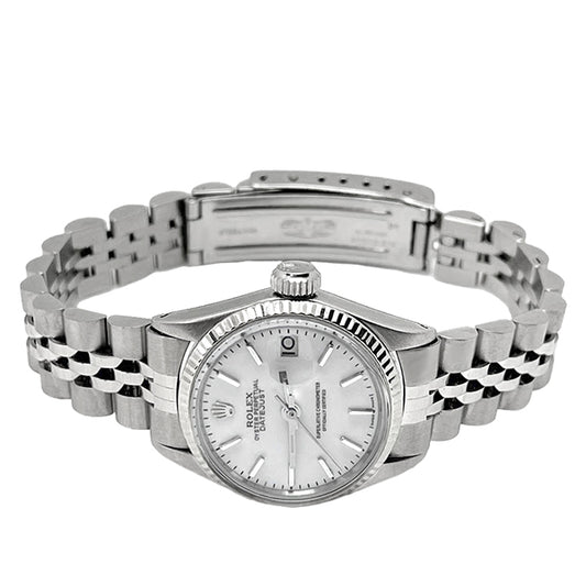 Orologio da donna con bracciale giubileo in acciaio inossidabile, quadrante Datejust, Rolex perpetua