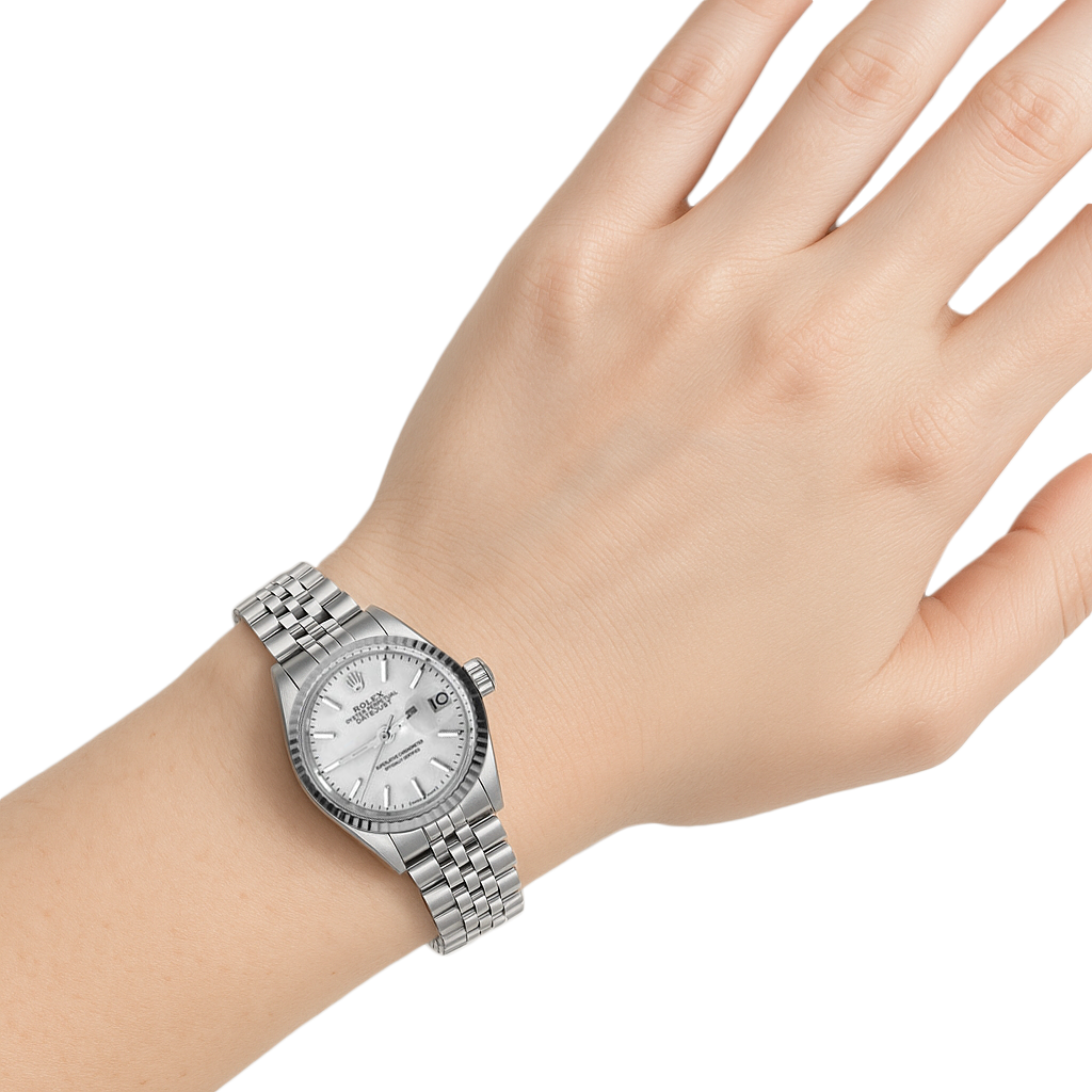 Orologio da donna con bracciale giubileo in acciaio inossidabile, quadrante Datejust, Rolex perpetua P2