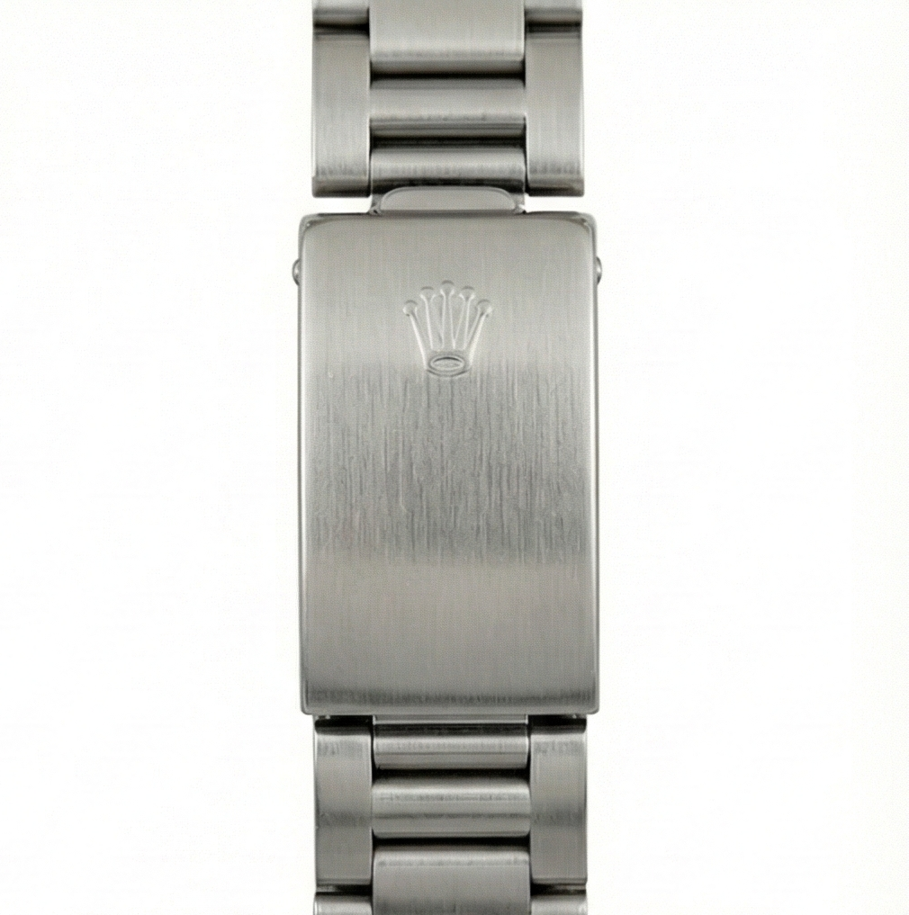 Orologio da donna con quadrante in argento e lunetta in diamanti, cinturino con data Rolex