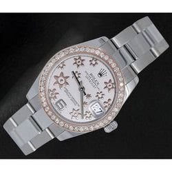 Orologio da donna in acciaio inossidabile Rolex con data di soli 31mm