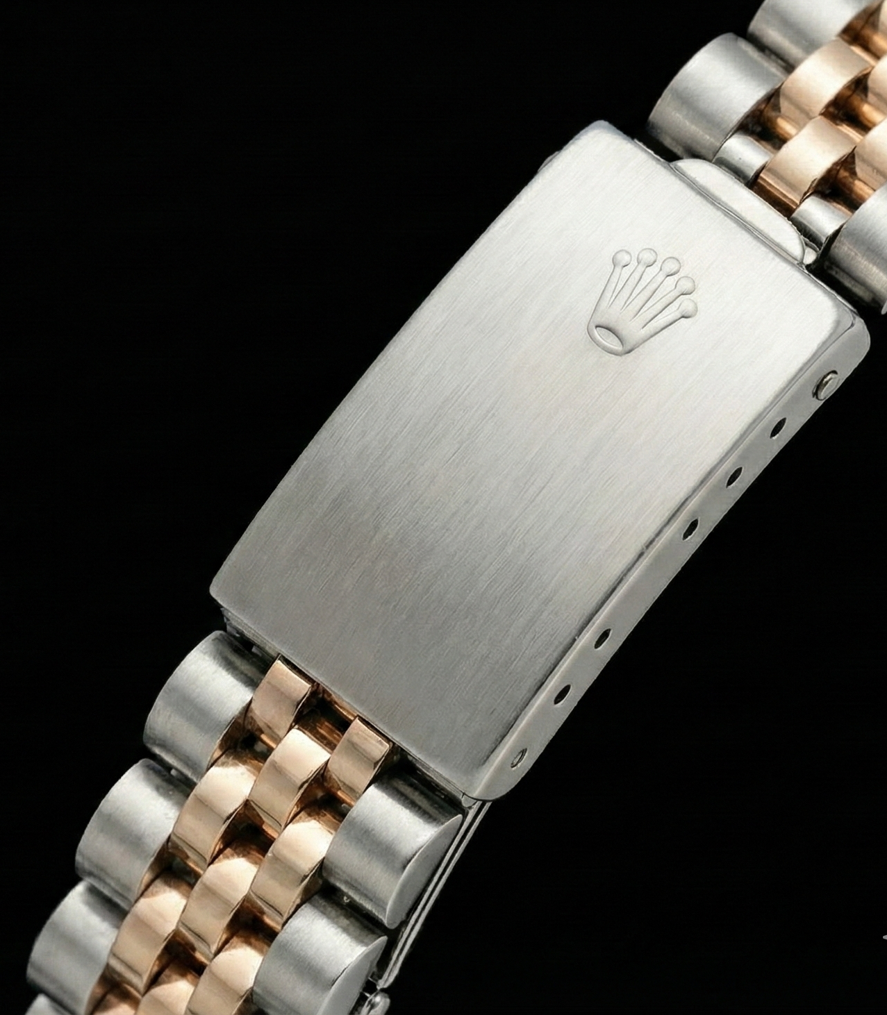 Orologio da donna in oro giallo e quadrante giubileo Rolex con data e quadrante