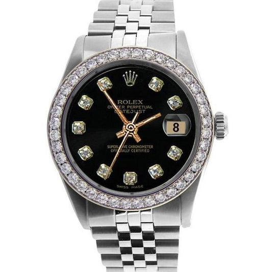 Orologio da uomo Datejust perpetuo Rolex in acciaio inossidabile 