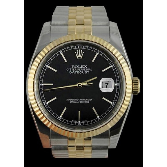 Orologio da uomo Datejust quadrante nero 