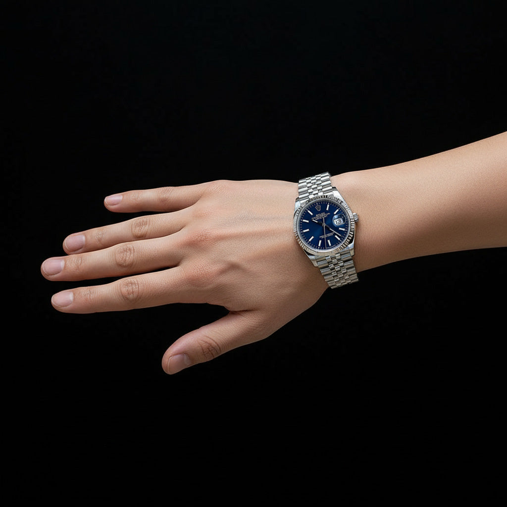 Orologio da uomo Rolex Datejust 36 mm in acciaio inossidabile
