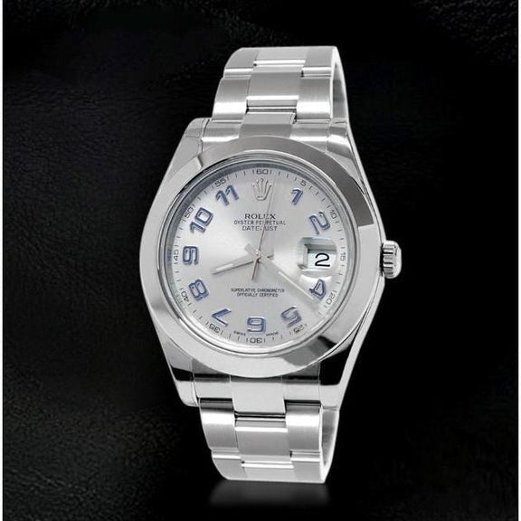 Orologio da uomo Rolex Datejust II con quadrante rodiato, 