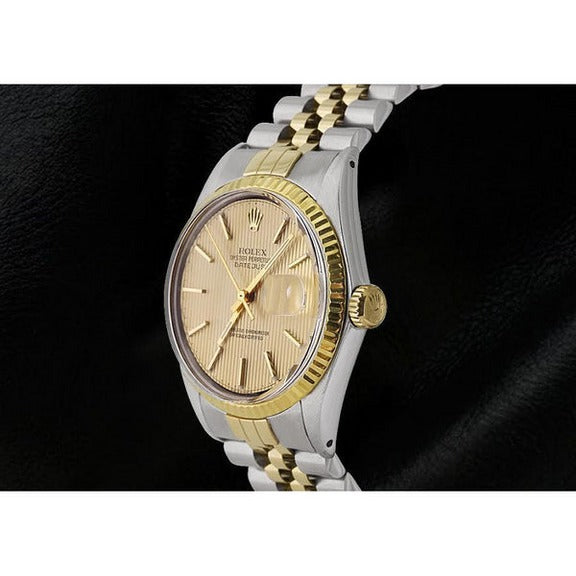 Orologio da uomo Rolex Datejust bracciale Bracciale giubileo arazzo quadrante acciaio 