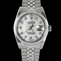 Orologio da uomo Rolex Datejust con indici di diamanti IMPOSTAZIONE RAPIDA