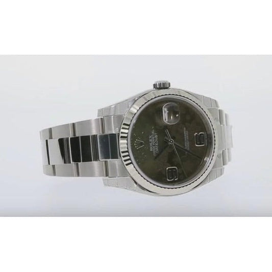 Orologio da uomo Rolex Datejust con lunetta scanalata