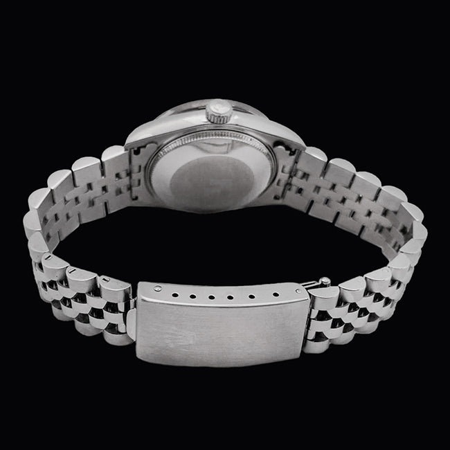 Orologio da uomo Rolex Datejust da 31 mm in acciaio inossidabile con quadrante in madreperla e diamanti