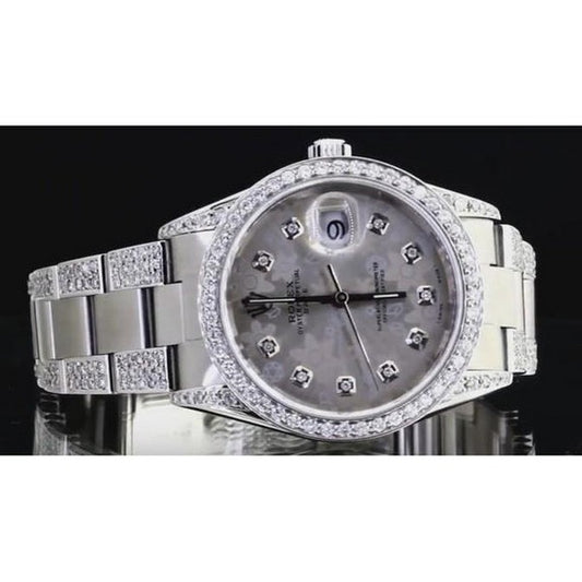 Orologio da uomo Rolex con diamanti personalizzati