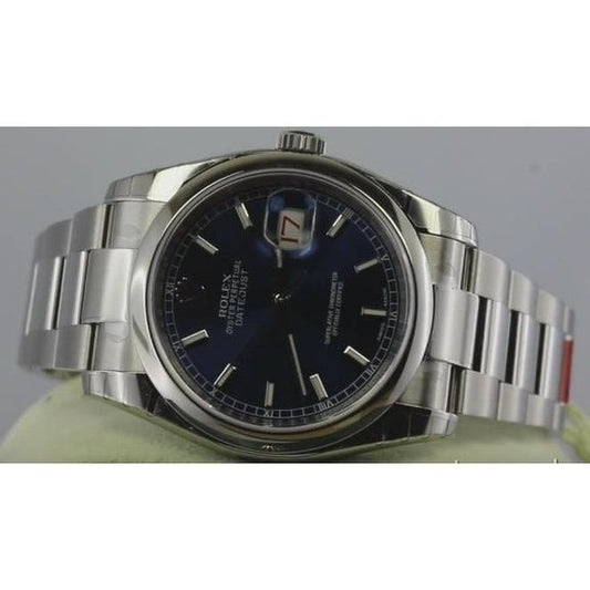 Orologio da uomo Rolex data II da uomo, bracciale ostrica da 41 mm, quadrante blu
