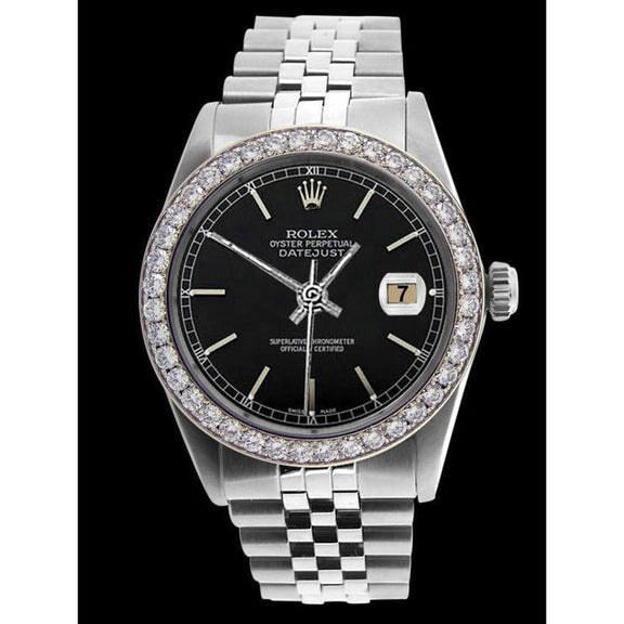 Orologio da uomo con quadrante nero