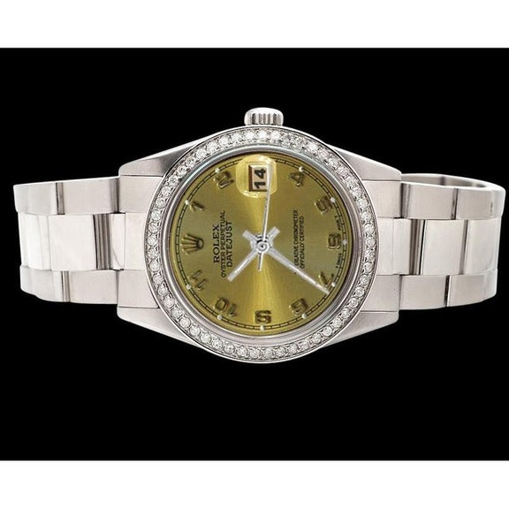 Orologio perpetuo con quadrante arabo acciaio inossidabile ostrica Bracciale Rolex 