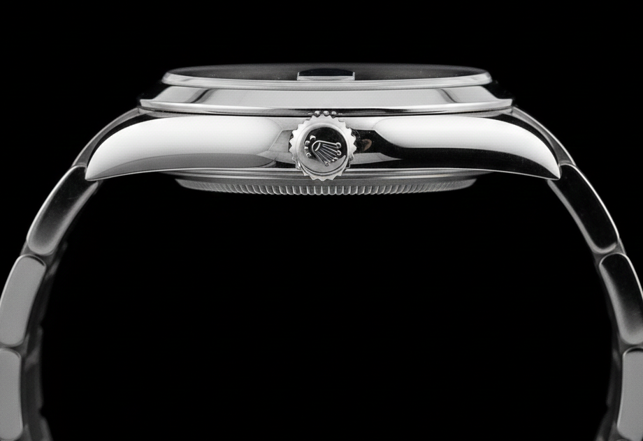 Orologio signora Datejust Rolex in acciaio inossidabile con quadrante romano blu