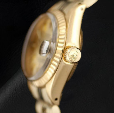 Orologio da donna Rolex Datejust President Style 26 mm in oro giallo