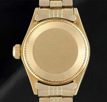 Orologio da donna Rolex Datejust President Style 26 mm in oro giallo