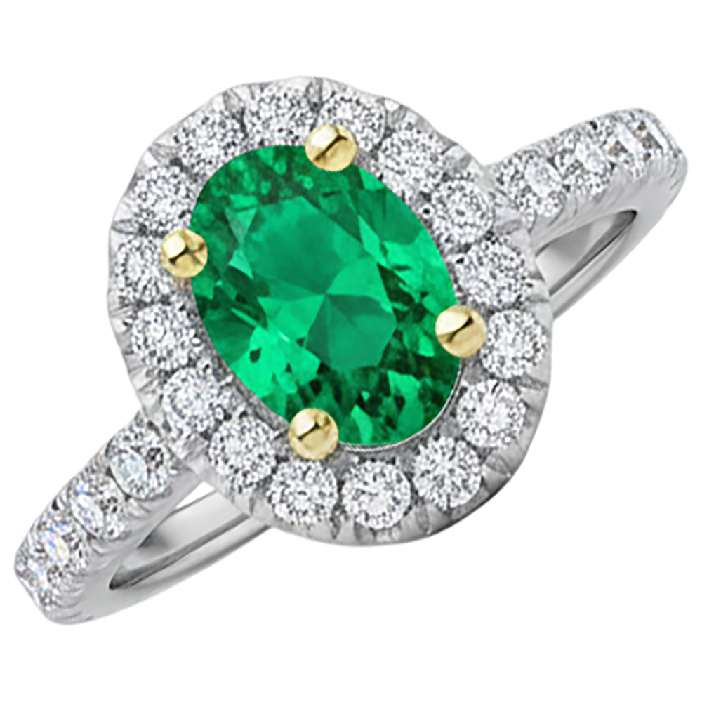 Realizzato a mano Anello con Pietra Preziosa 2,50 carati – vista frontale