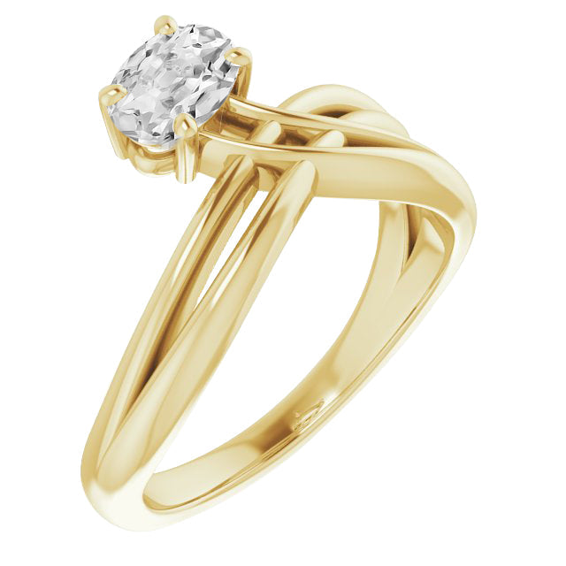 Diamante Solitario di Fidanzamento – vista principale