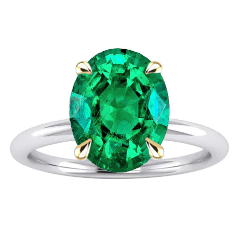 Smeraldo Fine Anello Pietra Colorata – vista principale