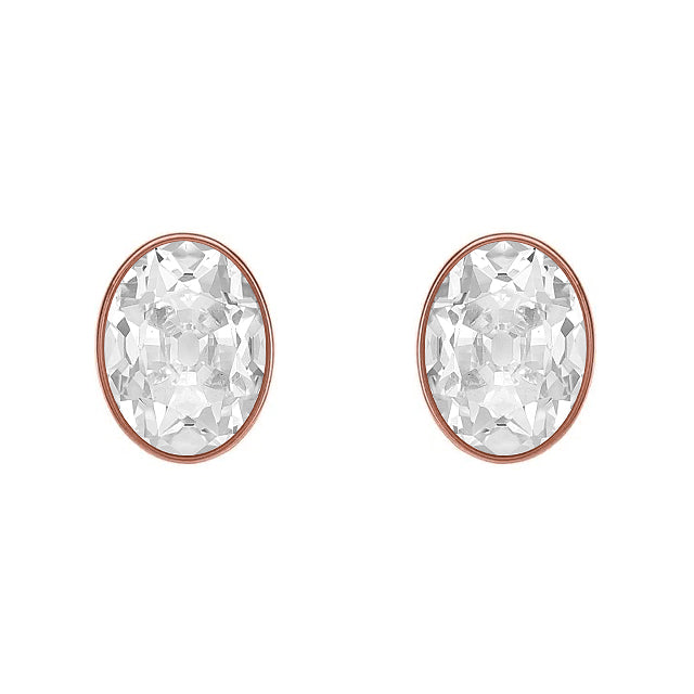 Orecchini Pendenti Oro Rosa 14K con Brillante – vista principale
