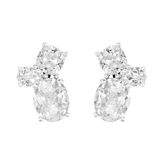 Cuscino Antico Diamante anello in Oro Bianco 14K – vista principale