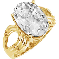 Abbagliante Brillante Anello Monopietra 5 carati – Oro Giallo
