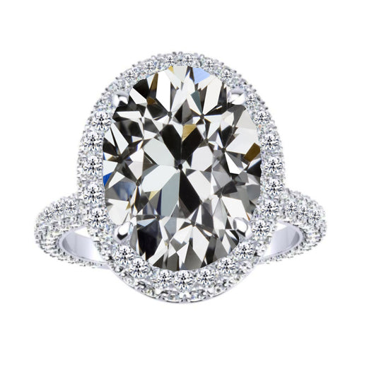 Brillante Anello Halo – vista principale