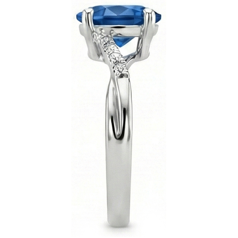 Ovale Ceylon Zaffiro Anello