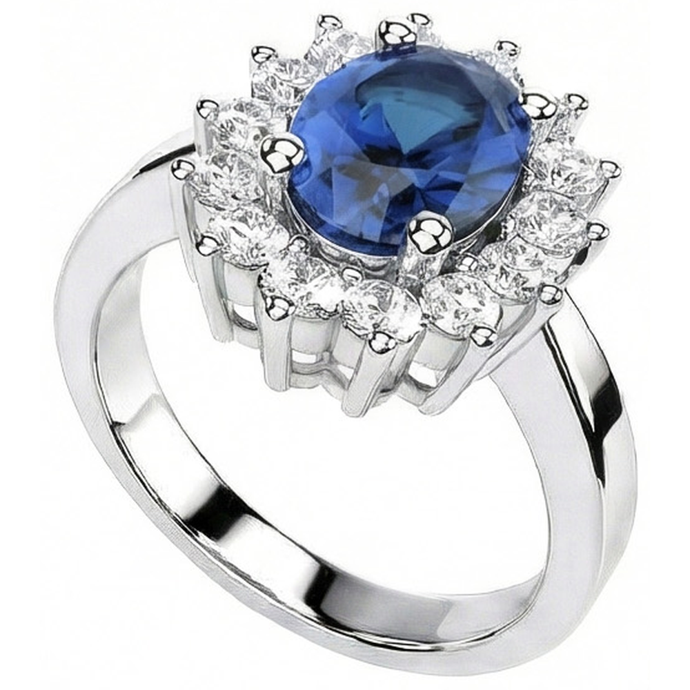 vero round diamante 2carati anello dettaglio ravvicinato