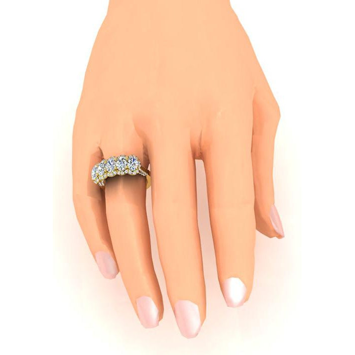 Brillante Anniversary Ring – vista profilo