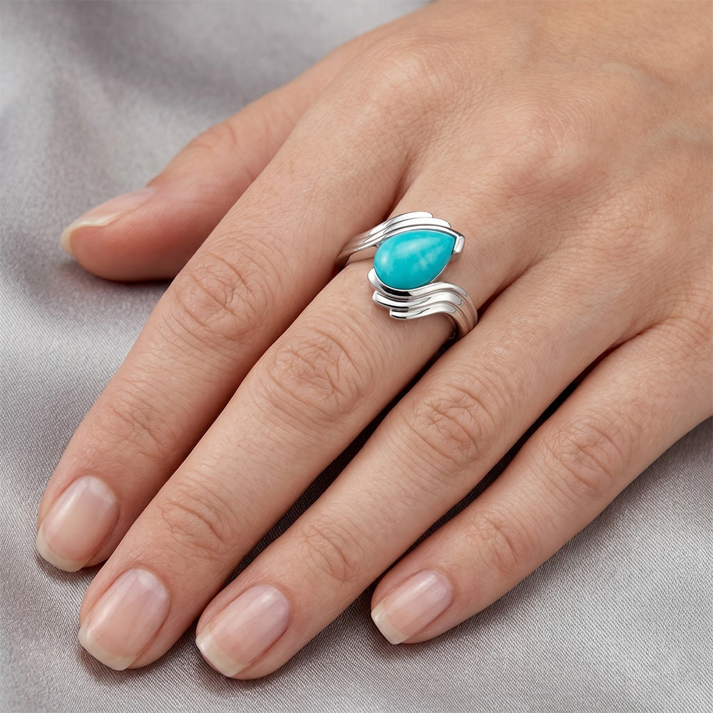 Paraiba Neon Anello Pietra Colorata 2 carati F/VS1 – Oro 14