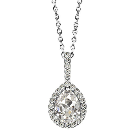 Elegante Diamante Fine Halo 1 carati – vista principale