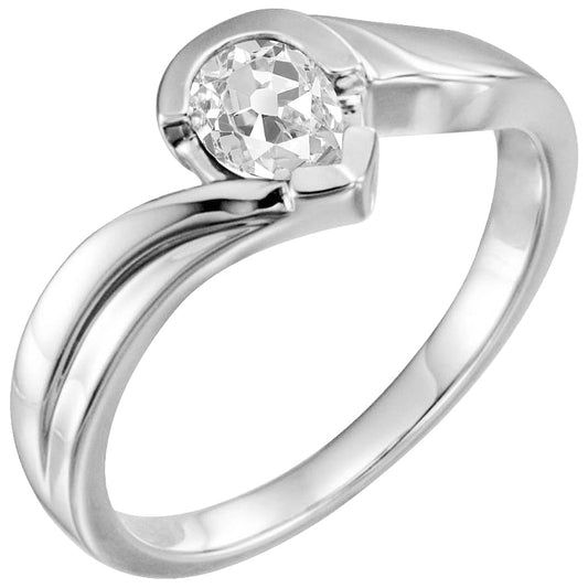 Realizzato a mano Anello Solitario 2 carati – vista principale